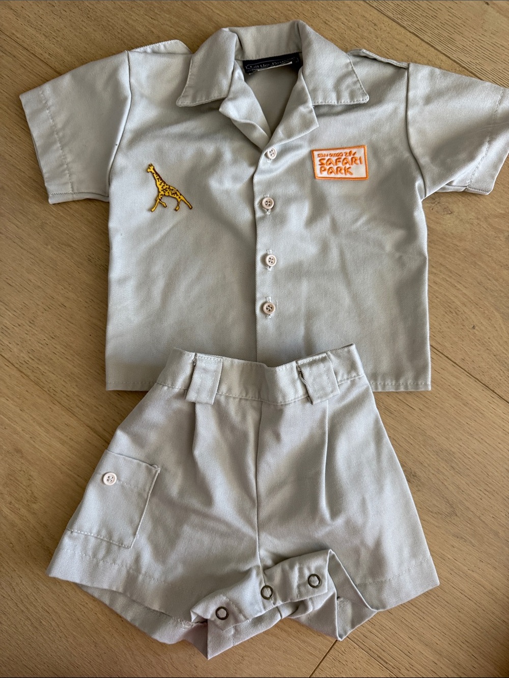 San Diego Zoo Safari Park Kids Two-Piece Shirt & Shorts Set